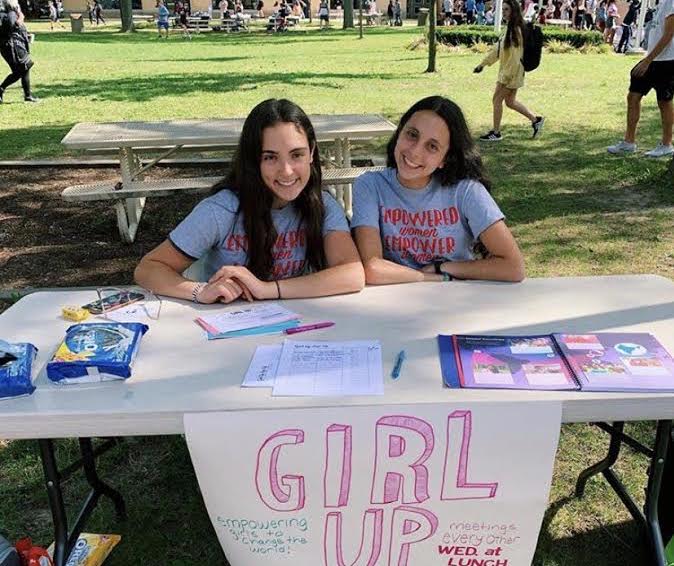 Girl Up Presidents, Zoe Zaltz and Emma Cherrin