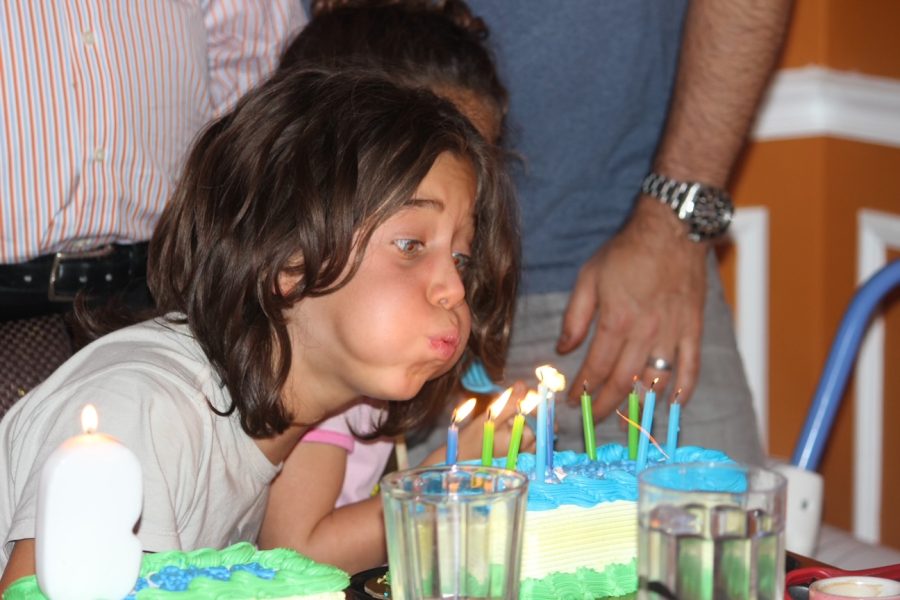 Santino Gigilo at his birthday party.