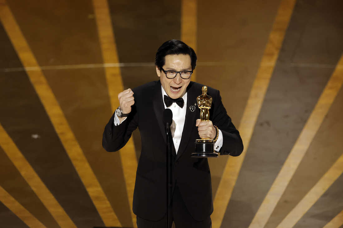 Ke Huy Quan becomes the second Asian actor to win Best Supporting Actor for his role in Everything Everywhere All at Once.