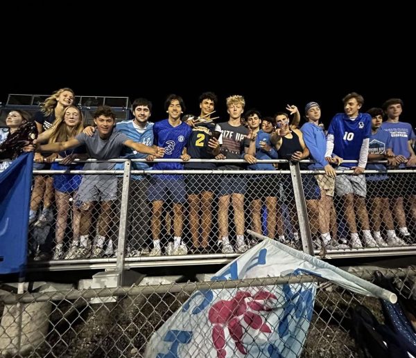 BHS Student Section. Seniors at the homecoming game!