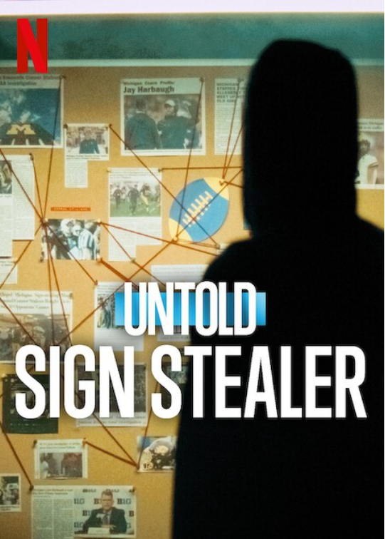 An image from the Netflix documentary "Sign Stealer"