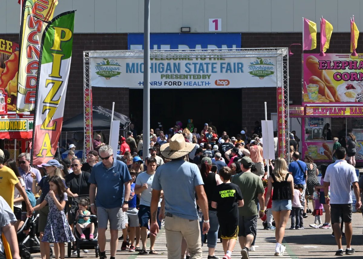 Michigan State fair drawing a large crowd Sunday, September 1st 