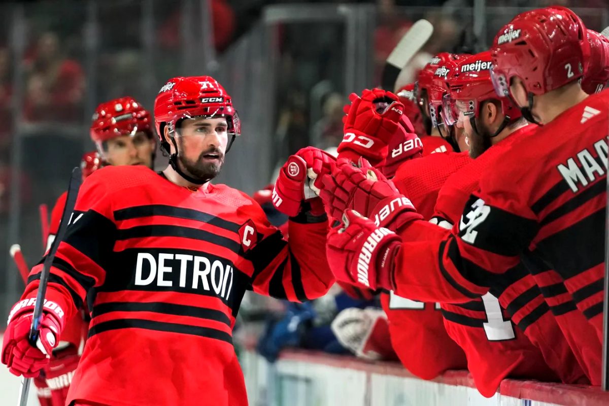 Red Wing celebrating a goal