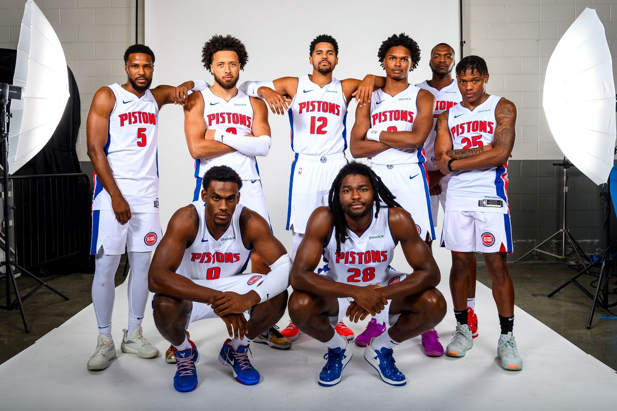 Pistons players on the 24/25 team