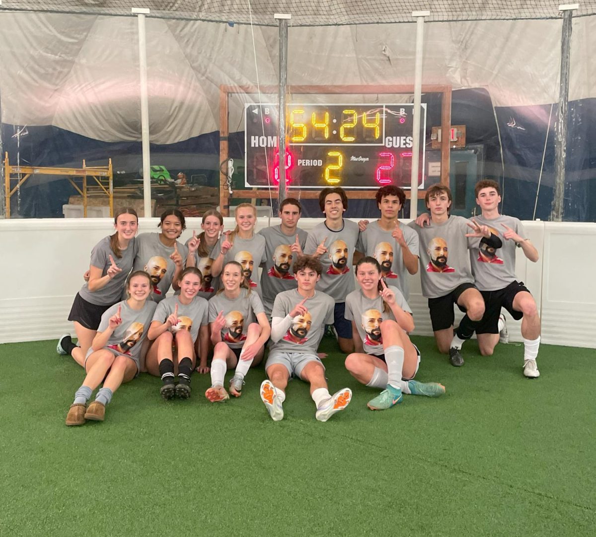 Meloche F.C poses for a team picture after their win against Sons of Pitches.