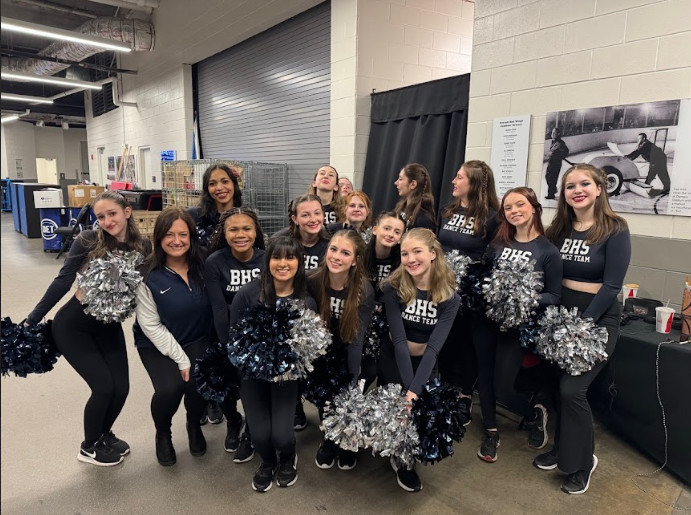 Berkley Dance Team at Pistons Game 