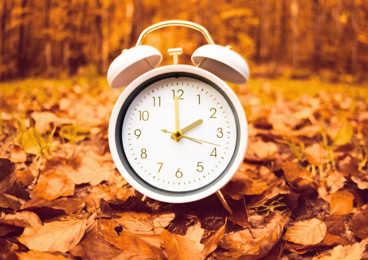 The time changes during the Fall. 