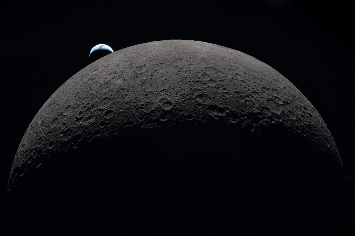 The far side of The Moon with Earth in the background, taken by the Artemis II crew.
Photo Courtesy of NASA