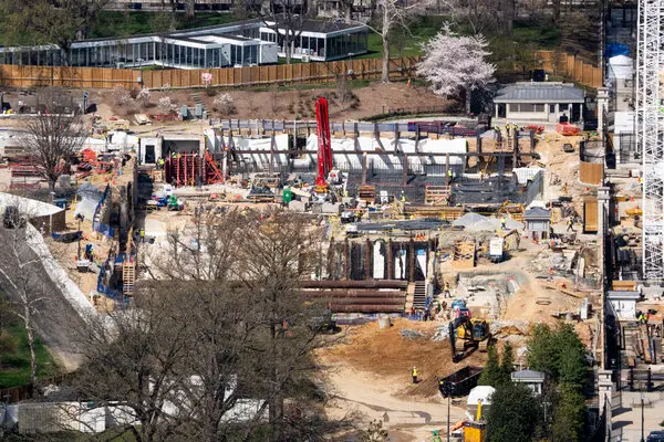 Current Construction site of the Ballroom
by The New York Times